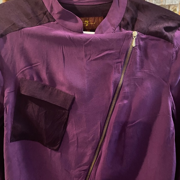 7 For All Mankind Silk Blouse - Picture 6 of 6